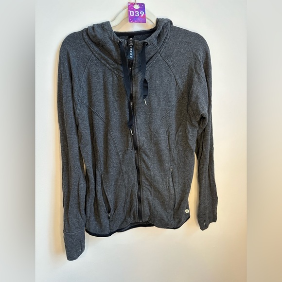 #39- 90Degree zip up hoodie- size L - Picture 2 of 3